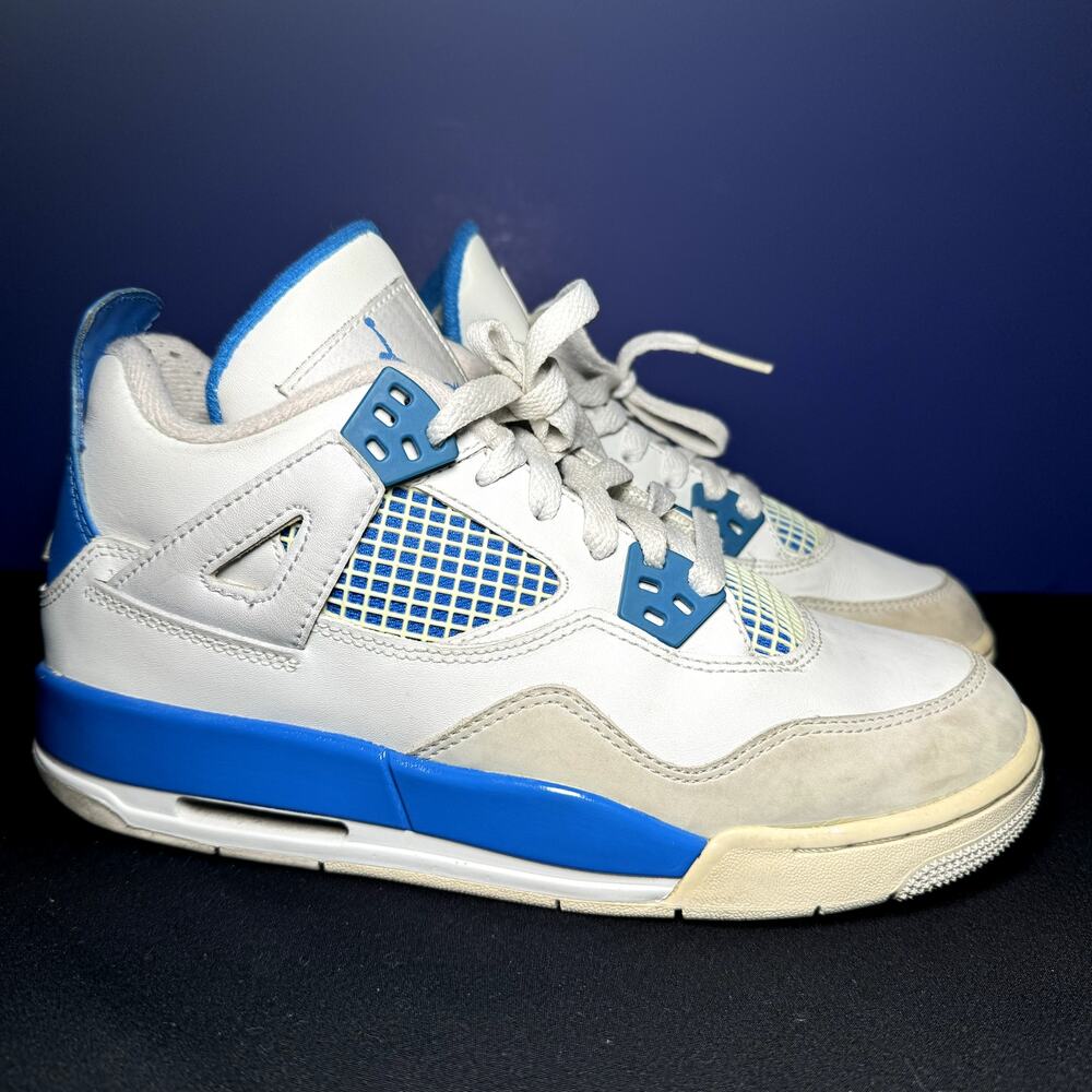 Nike Air Jordan 4 Retro GS Military Blue 2012 Men's Shoes - Size 5
